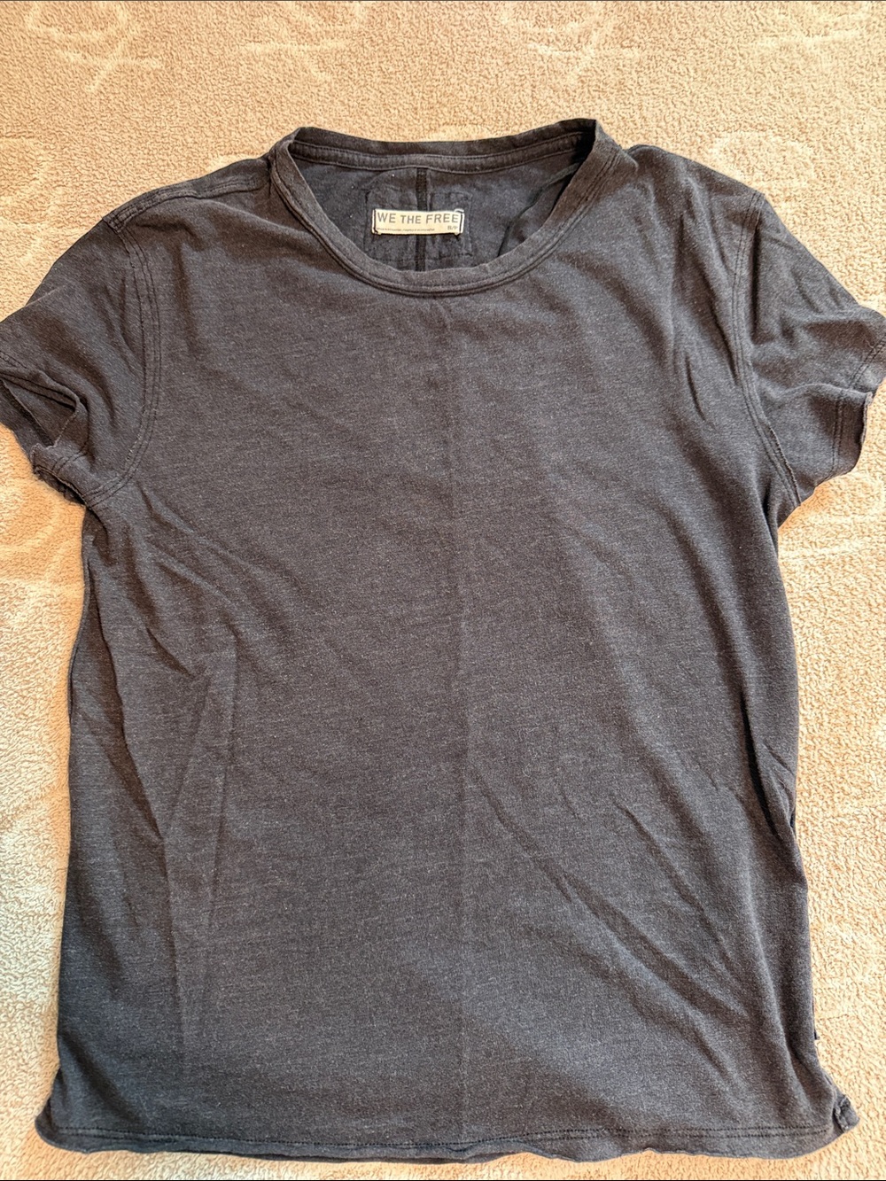 We The Free Short Sleeve Crewneck Tee - Charcoal Gray